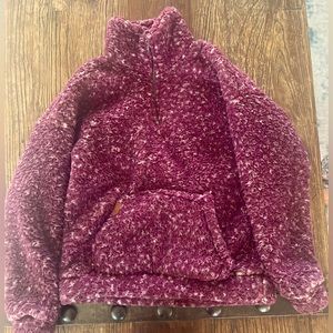 Roxy women’s bonfire on the beach half-zip fleece jacket